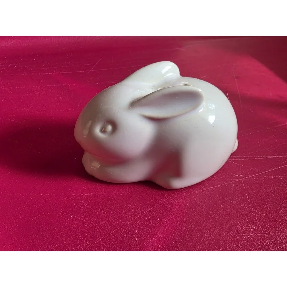 Vintage Hallmark Salt & Pepper Shakers Spring Baby Bunny Rabbit & Yellow Chick
